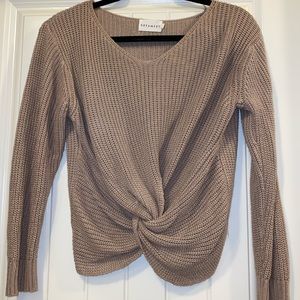 Dreamers Knit Twist Sweater
